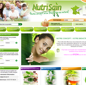 NUTRISAIN PROJET PRESTASHOP