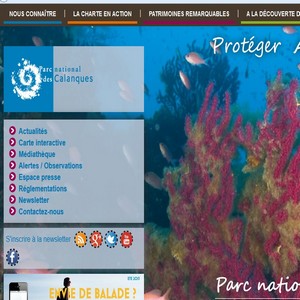 PARC NATIONAL DES CALANQUES/ JOOMLA 2.5
