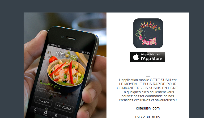 application cotesushi