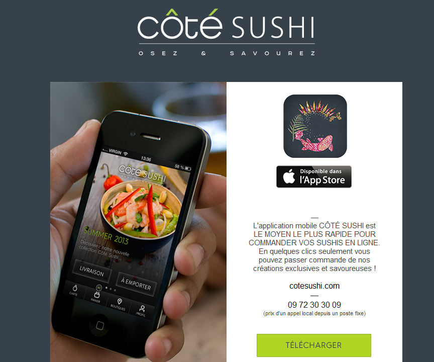 application cotesushi